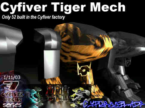 Cyfiver Tiger Mech thumbnail